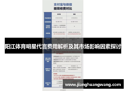 阳江体育明星代言费用解析及其市场影响因素探讨